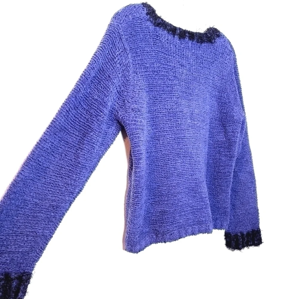 VINTAGE sigrid olsen sport women's m wool blend pullover long sleeve sweater - Picture 11 of 13